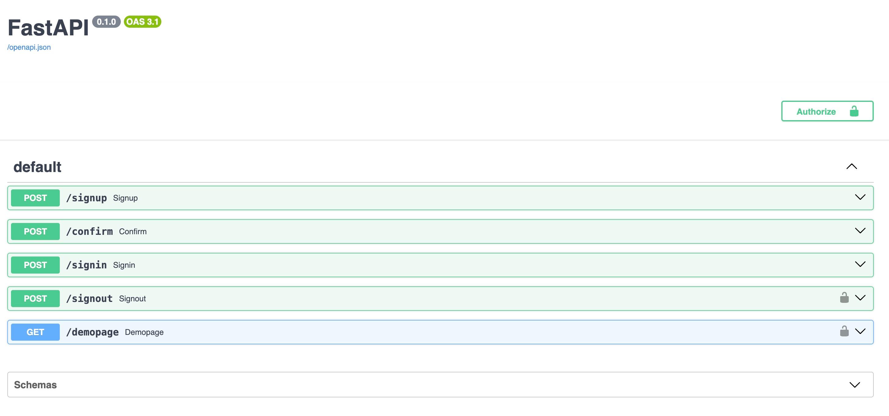 fastapi docs